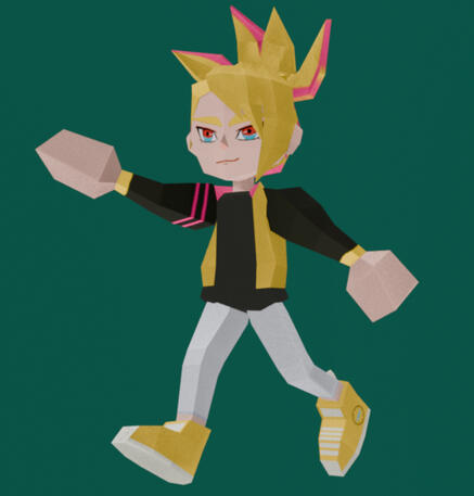 Low Poly 3D VTuber